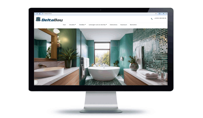 eine mobiloptimierte Website von Egger Communications
