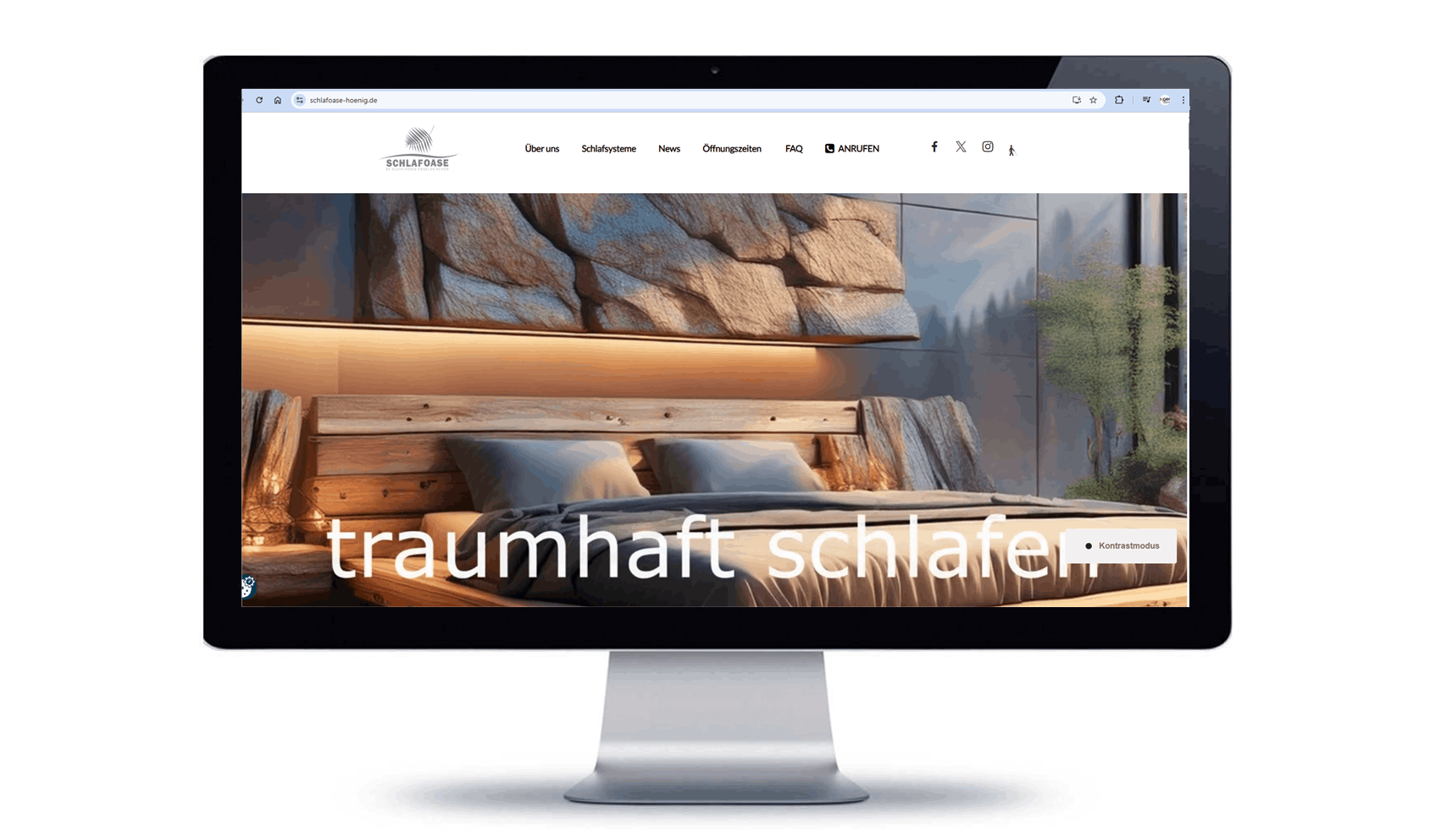 Referenzobjekt: https://www.schlafoase-hoenig.de