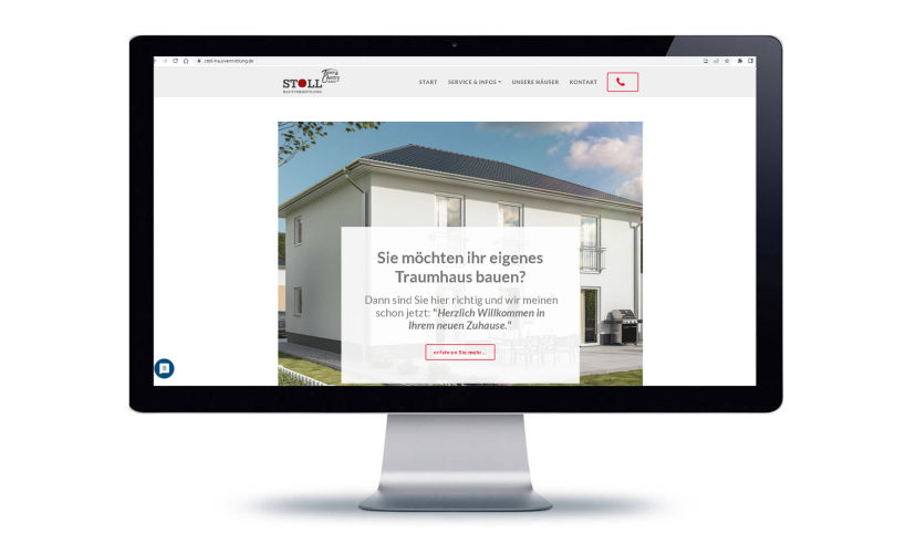 eine mobiloptimierte Website von Egger Communications