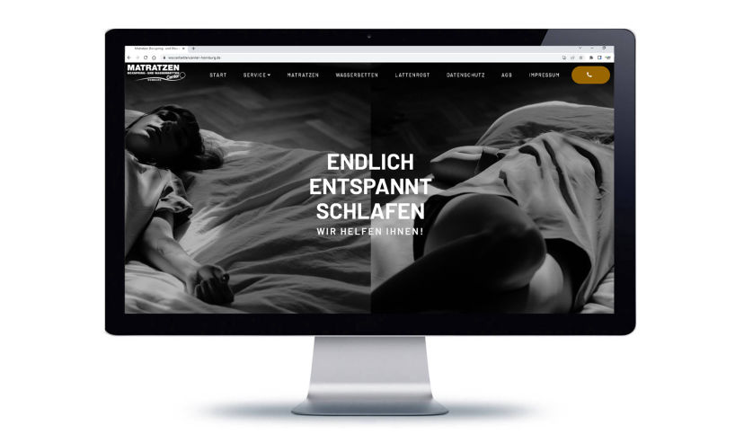 eine mobiloptimierte Website von Egger Communications