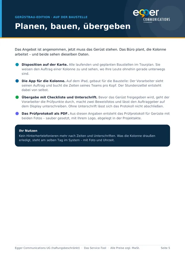 Flyer Gerüstbau-Edition, Seite 5